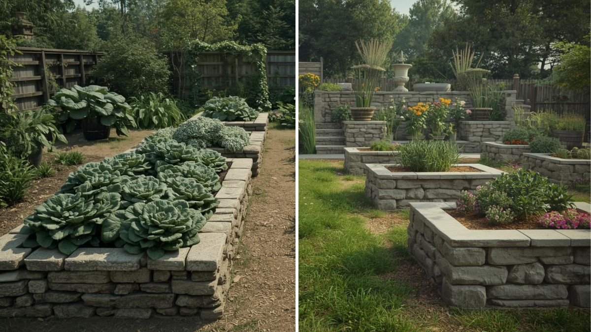 5 Creative Raised Bed Ideas Using Natural Stone for a Rustic Garden Charm